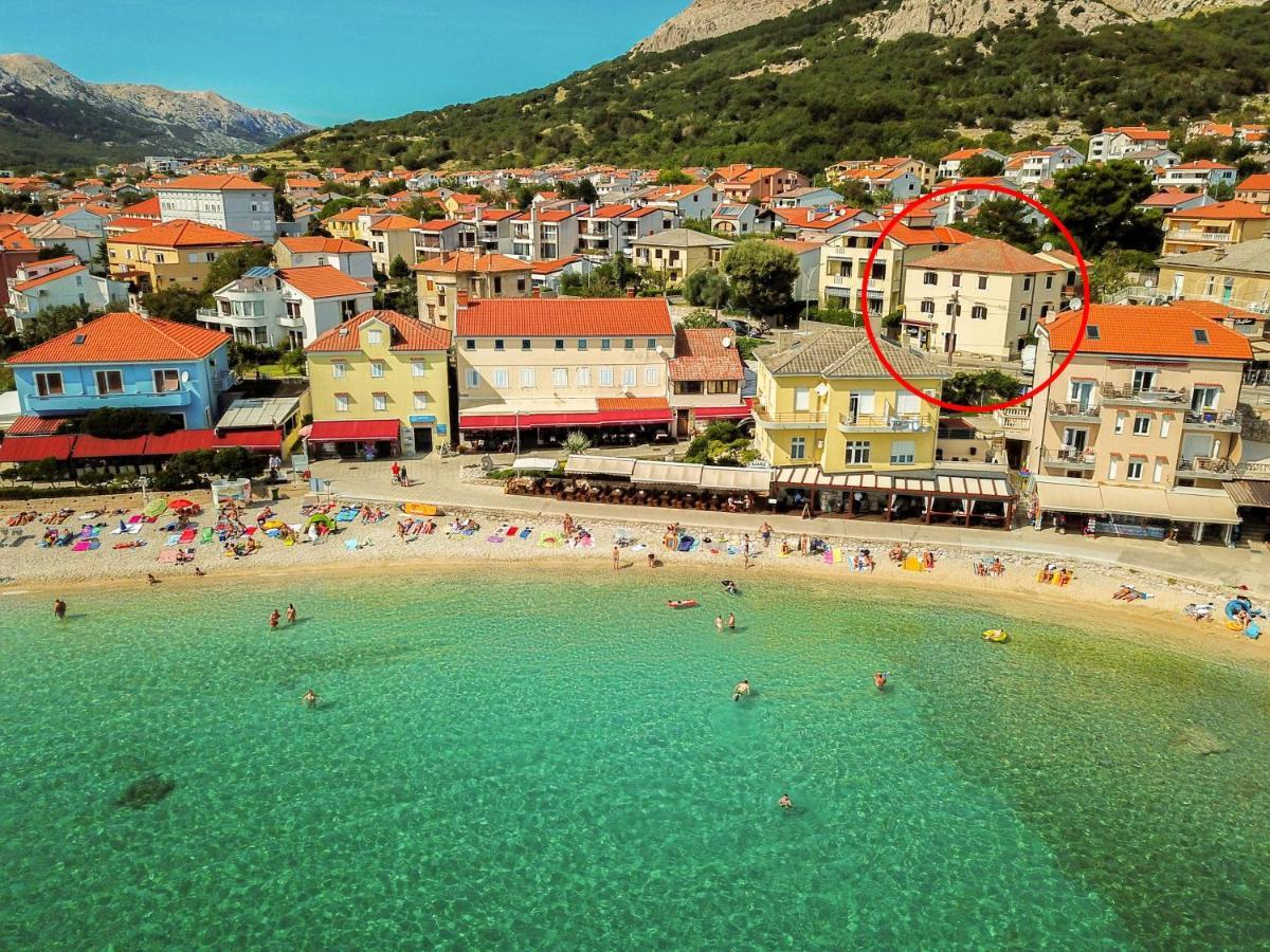 Apartments Marin With Sea View Baška Eksteriør billede