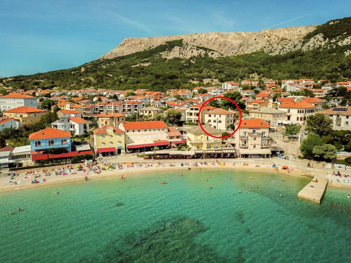 Apartments Marin With Sea View Baška Eksteriør billede